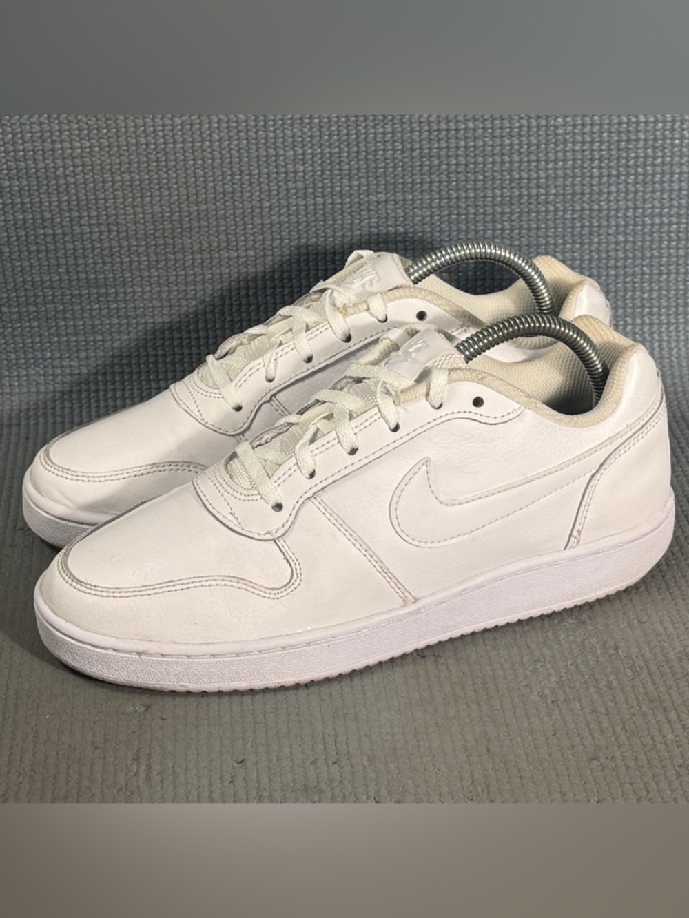Nike Ebernon Low Casual All Triple White Sneakers AQ1775-100 Men's Size 7